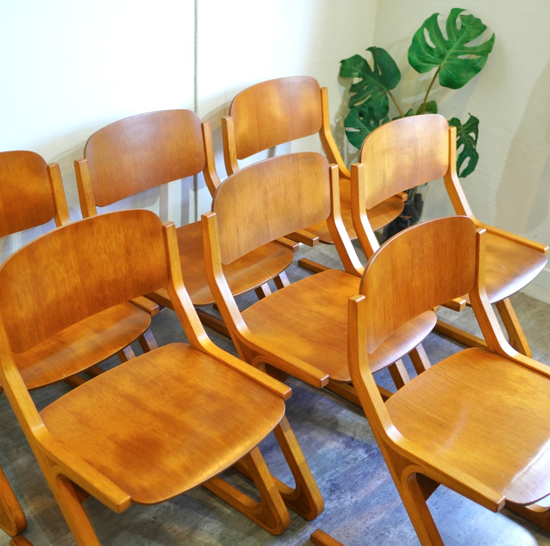 天童木工 HFシリーズ Zチェア ヴィンテージ オーク材 希少 中古 剣持勇