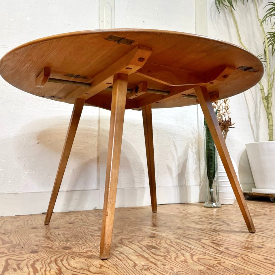 アーコール / ERCOL ドロップリーフ 伸長式 ダイニングテーブル