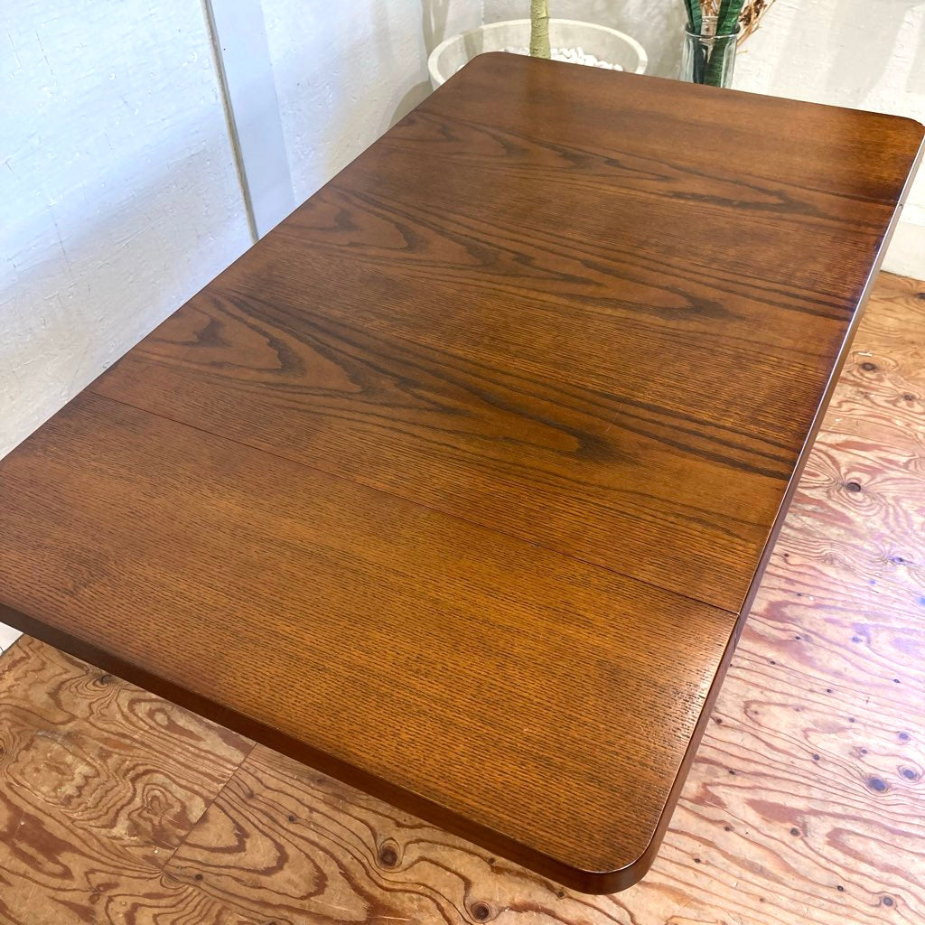 三越ブルージュ カントリーハウス バタフライ ダイニングテーブル 伸長