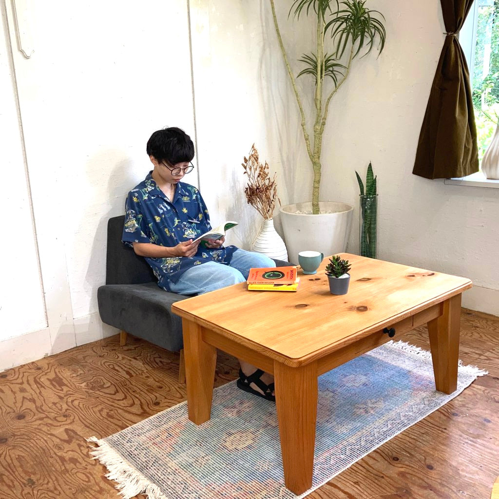 RUSTIC TWENTY SEVEN パイン無垢材 ローテーブル リビングテーブル