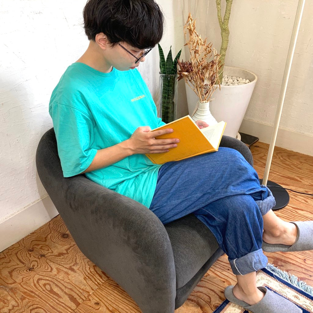 イデー / IDEE ミニミラーアームチェア チャコール 中古 グレー 子供