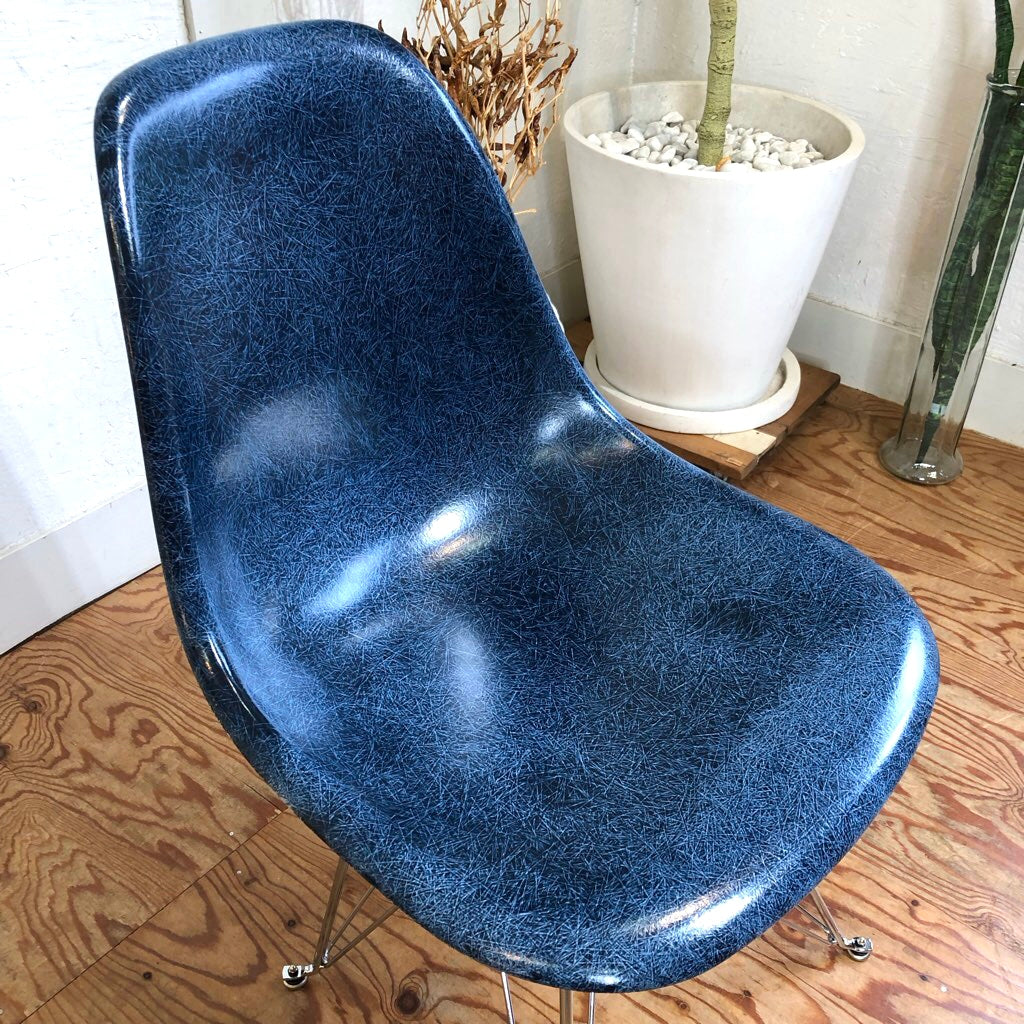 モダニカ / MODERNICA サイドシェルチェア FRP インディゴ チャールズ