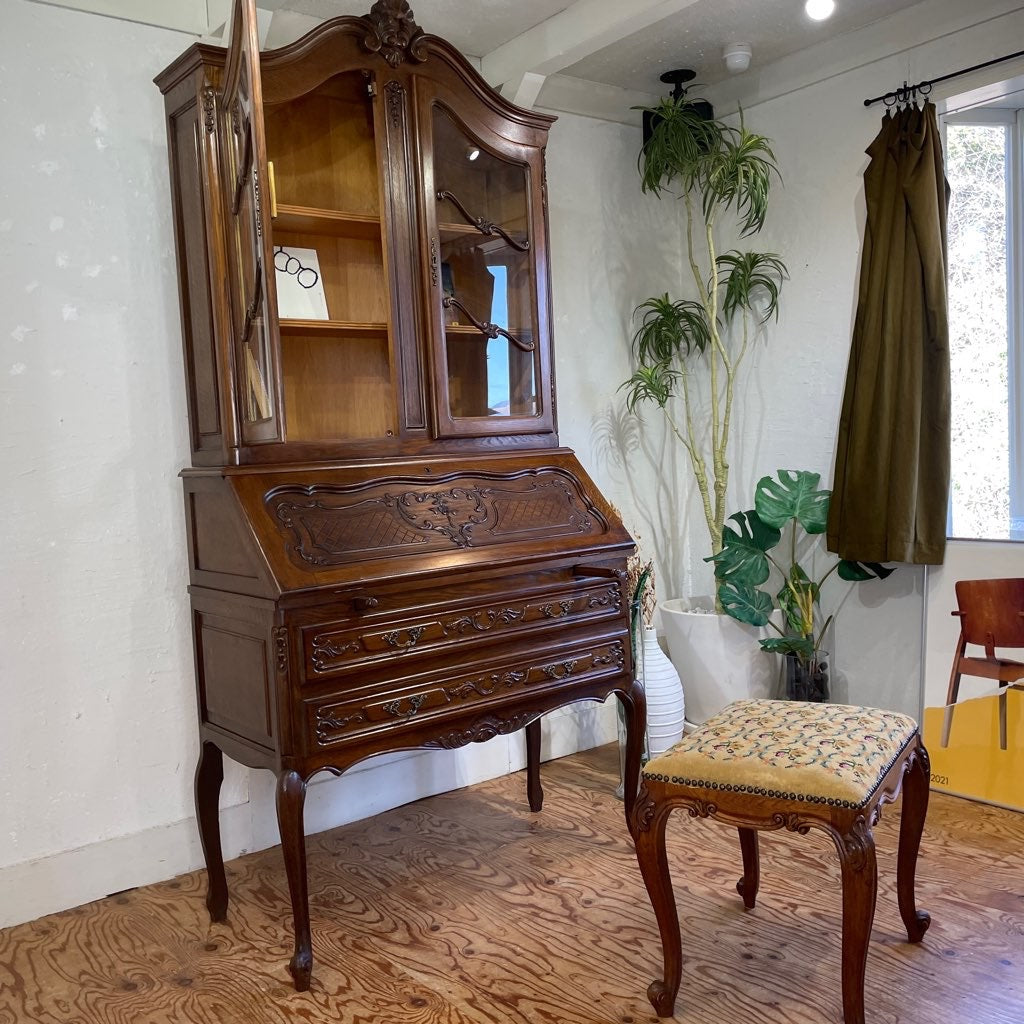 ライティングブックビューロー キャビネット デスク フランス