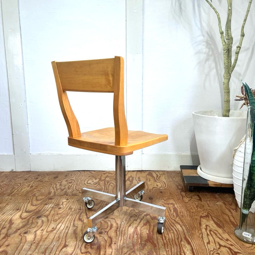 イクスス / ikususu デスクチェア キャスター付き 中古 アルダー材