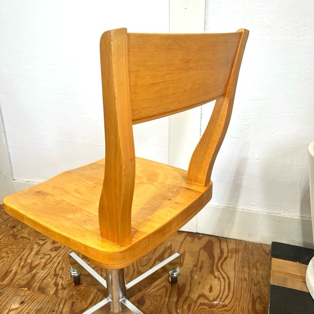 イクスス / ikususu デスクチェア キャスター付き 中古 アルダー材