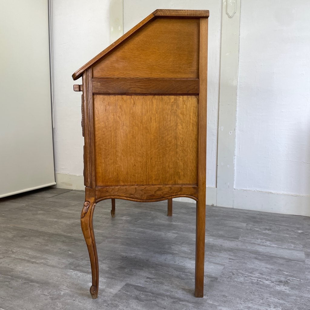 アンティーク ライティングビューロー キャビネット チェスト デスク