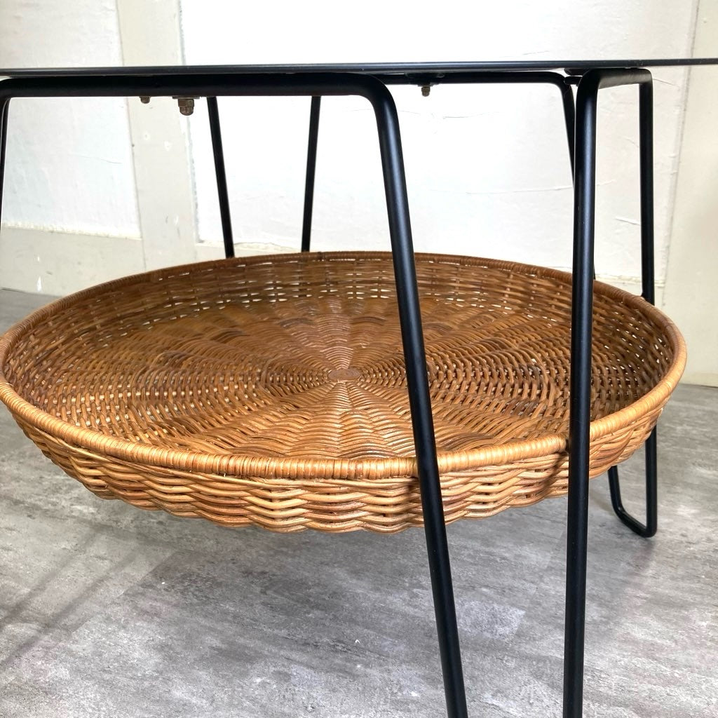 イデー / IDEE ワラビー ローテーブル ラウンドブラック 中古 モダン