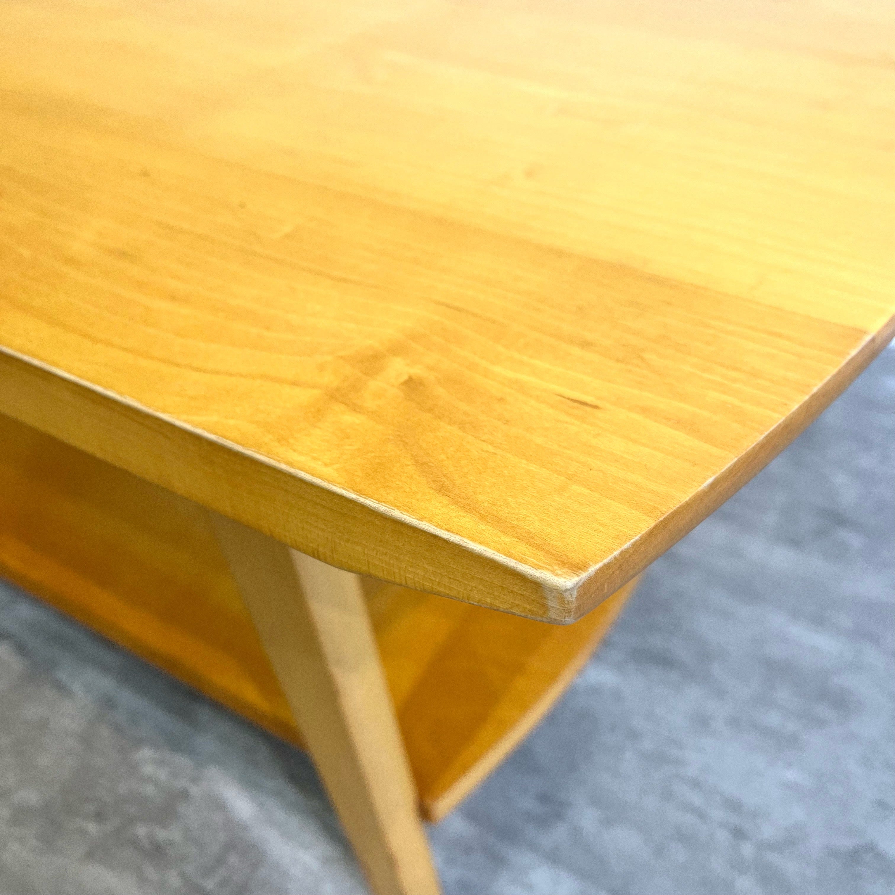 イデー / IDEE アーク / ARC ローテーブル メープル無垢材 中古 サイド