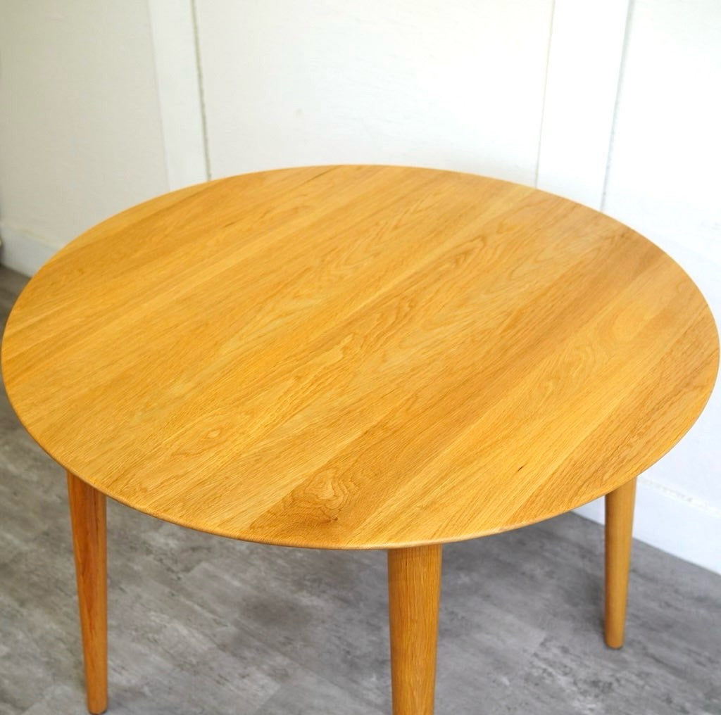 IDC大塚家具 シネマ ダイニングテーブル ラウンドテーブル 中古 1人