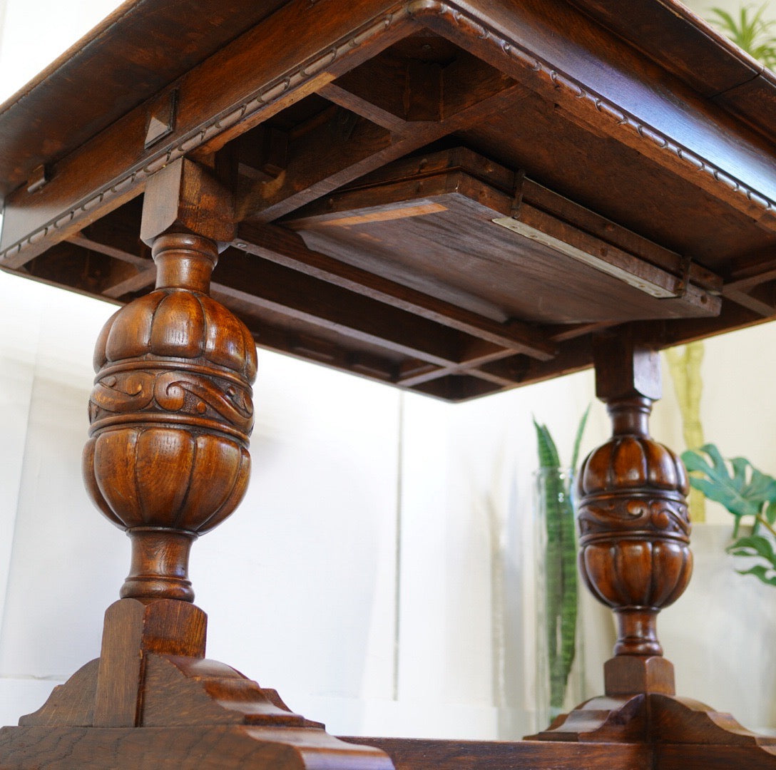 CELERITY パイナップルレッグ ドローリーフテーブル 伸長式ダイニング