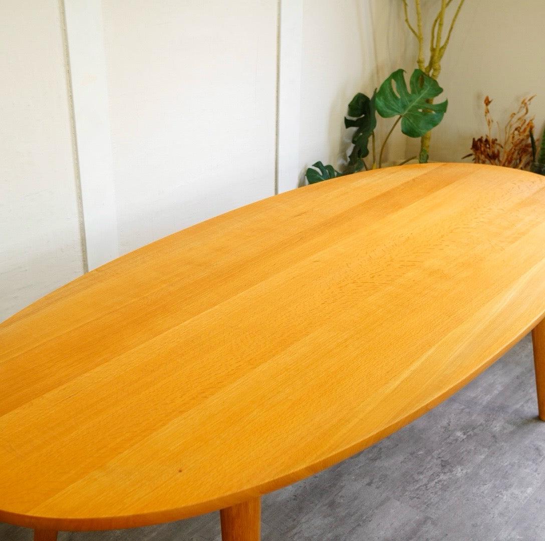 柏木工 / KASHIWA オーク材 オーバル ダイニングテーブル 中古 210