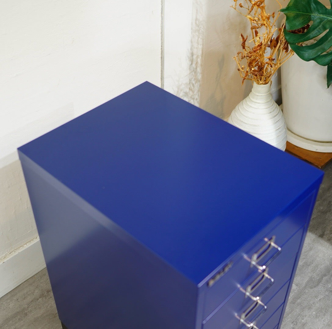 ビスレー / BISLEY BAシリーズ A3キャビネット 6段 ブルー 中古 デスク