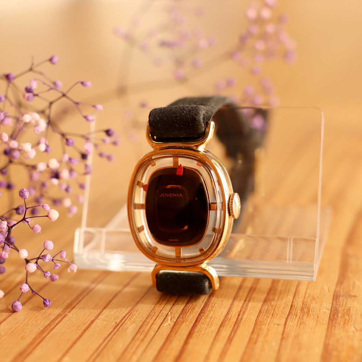 ジュベニア / JUVENIA ミステリーダイヤル スケルトン 手巻き