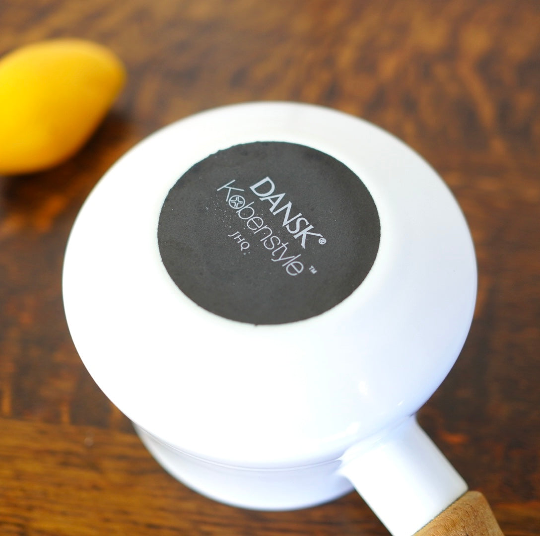 ダンスク / DANSK コペンスタイル ホーロー片手鍋 ミルクパン ホワイト