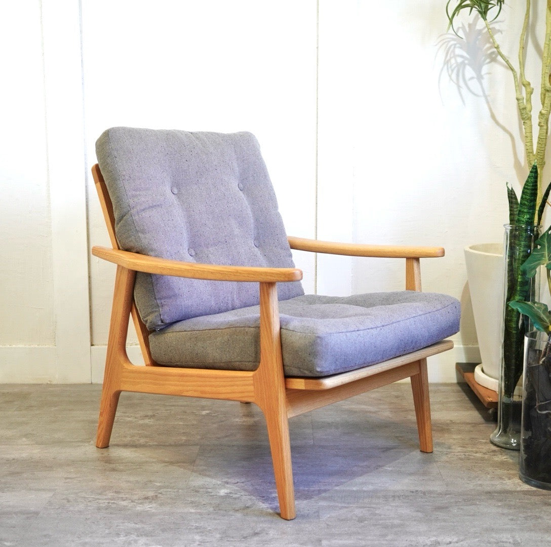 マルニ60 ハイバック1シーター 1人掛け ソファ グレー フレームチェア