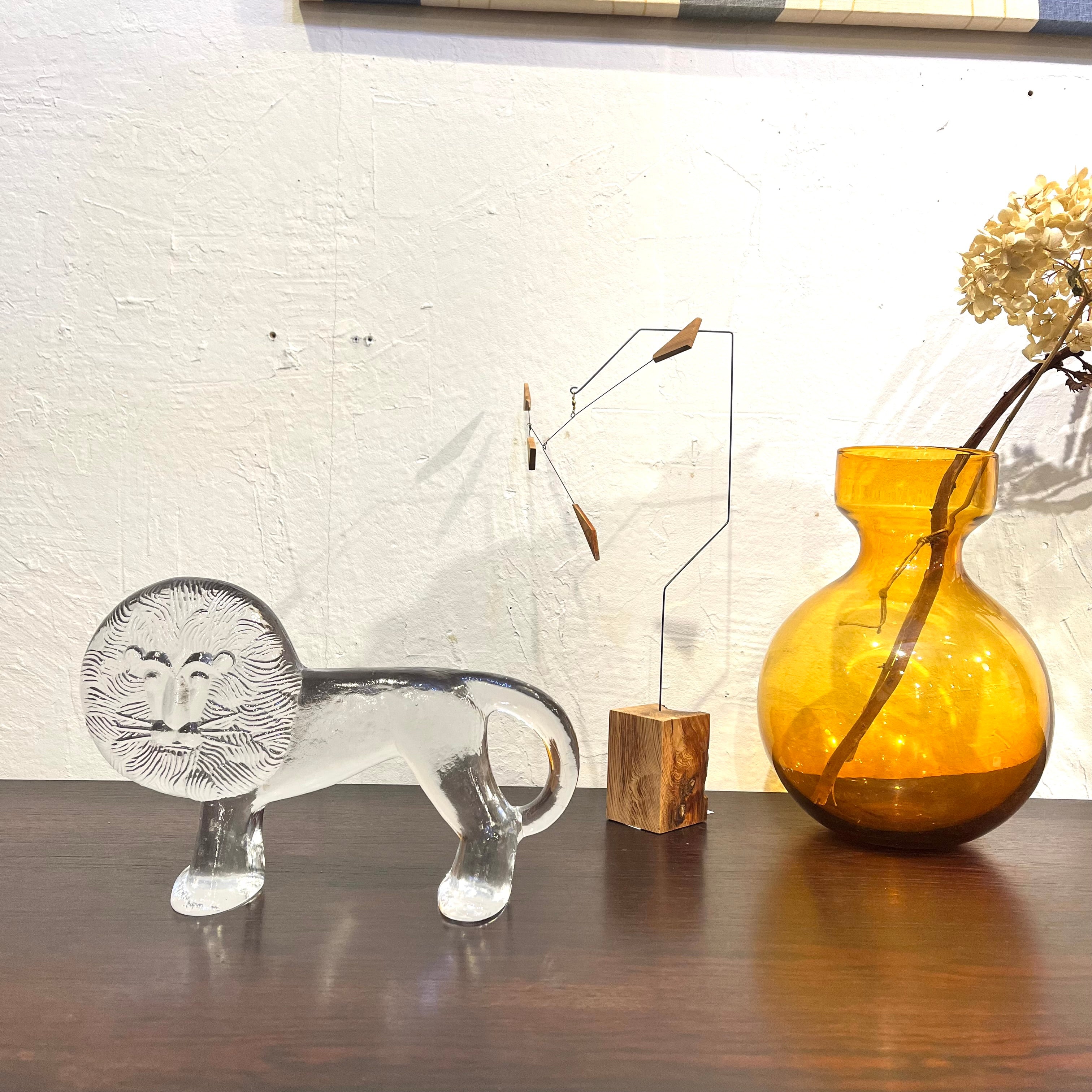 コスタボダ / KOSTA BODA ライオン ZOOシリーズ ガラス バーテイル