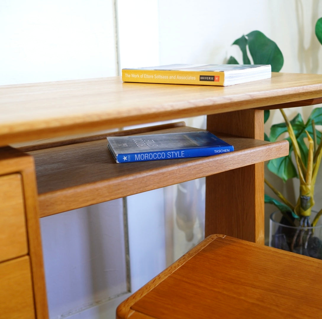 クラッシュゲート / CRASH GATE Didy ツインデスク 150㎝ オーク 中古