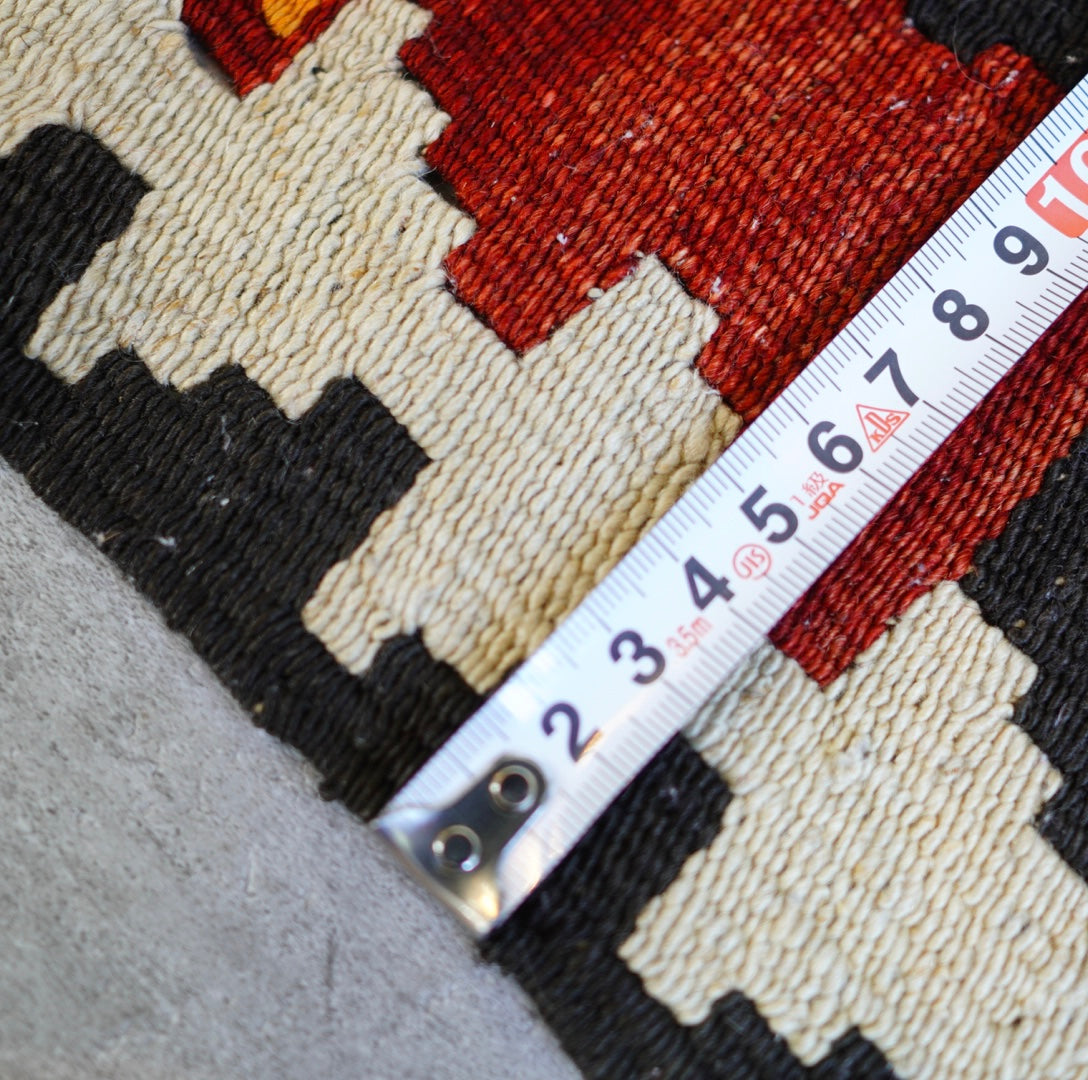 オールドキリム キリムラグ トルコ絨毯 手織り ヴィンテージ ひし形