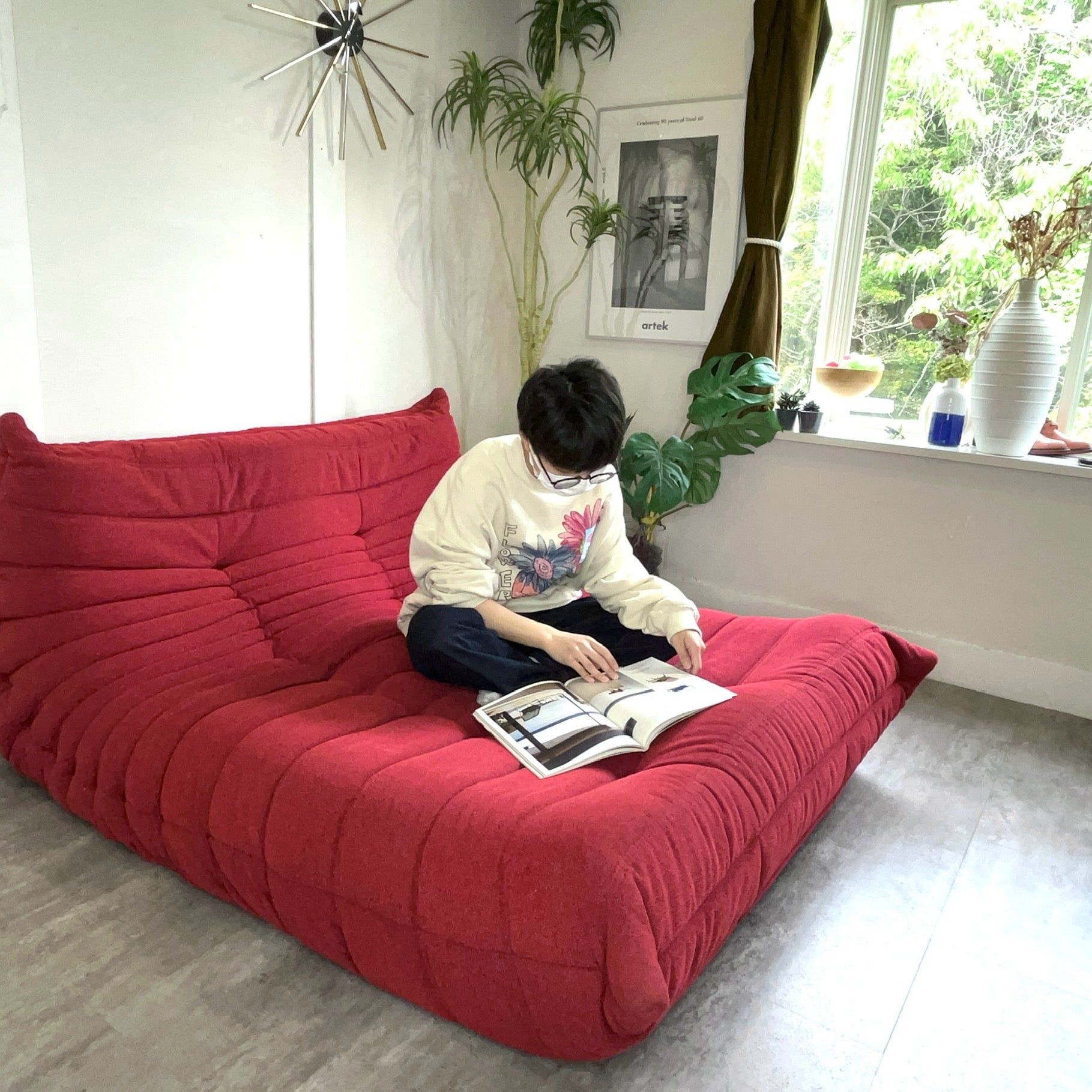 リーン・ロゼ / ligne roset トーゴ / Togoラウンジソファ 2P 寛ぎ