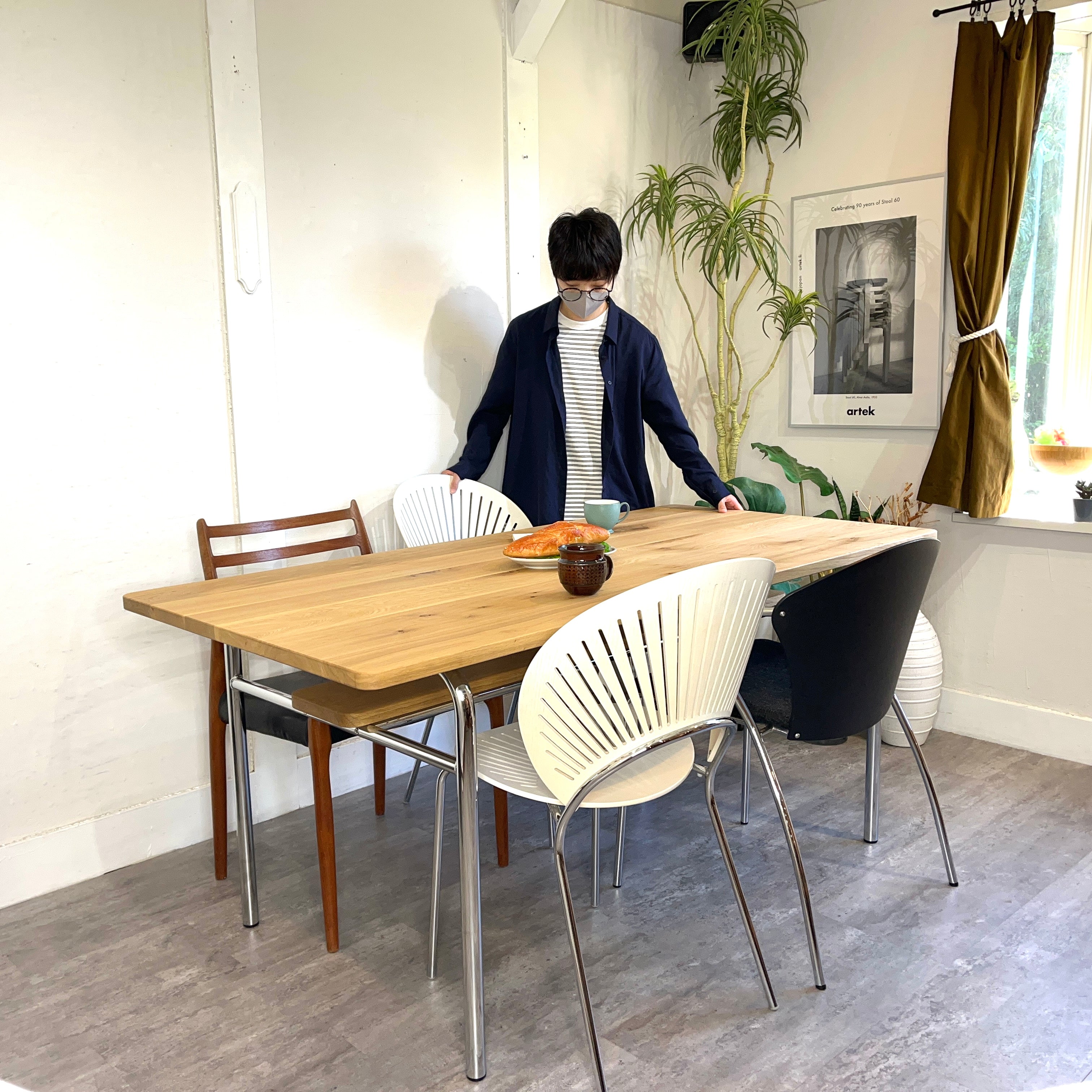 イノベーター / innovator 213 ダイニングテーブル 160 ナラ材 無垢