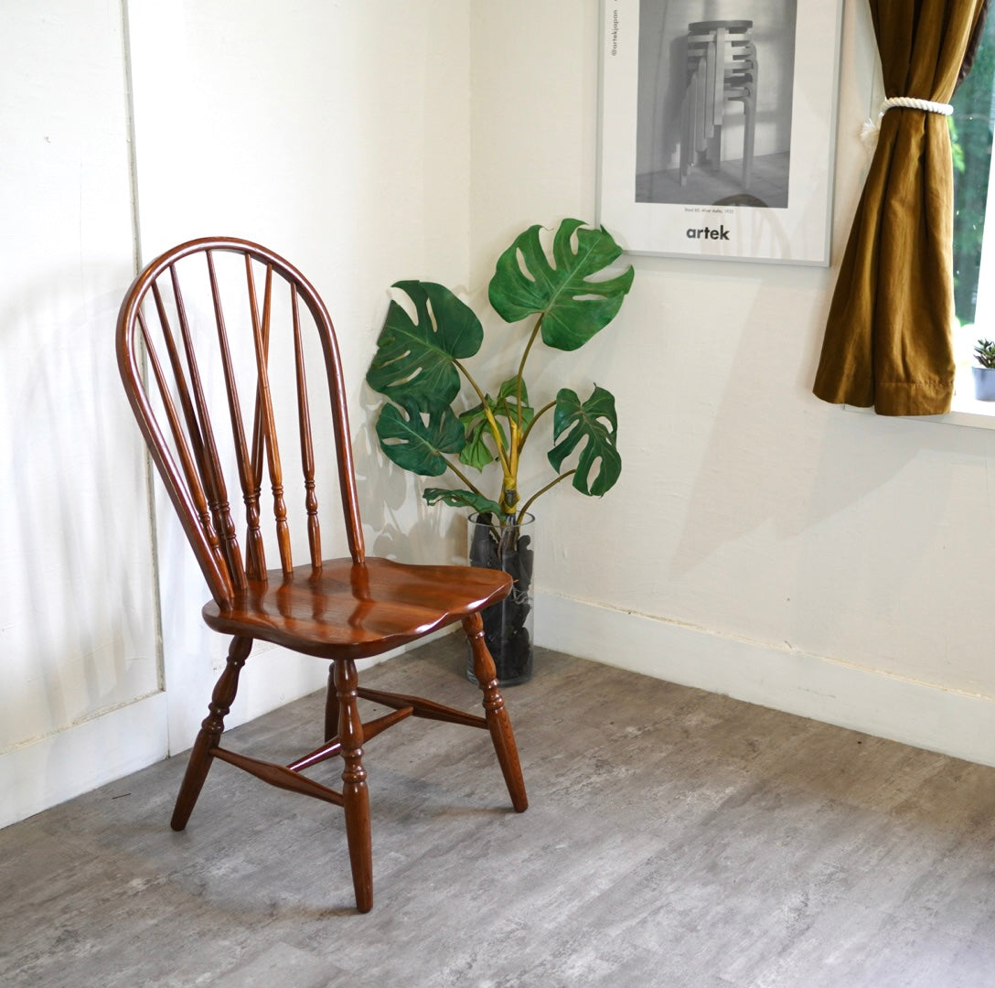 柏木工 フープバックチェア ウィンザーチェア ヴィンテージ 中古 椅子 木