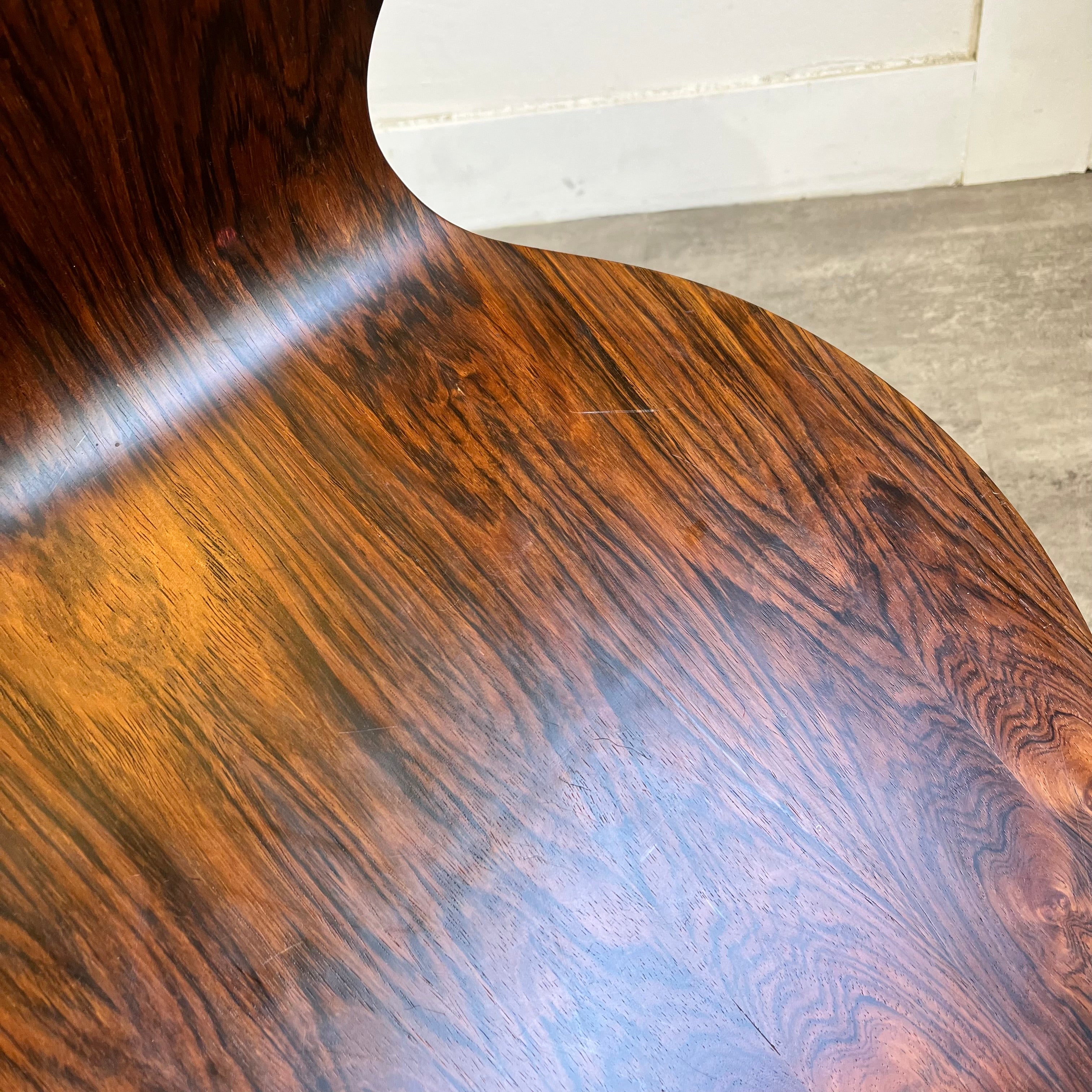 天童木工/Tendo カブト 座椅子 剣持勇ブラジリアンローズウッド