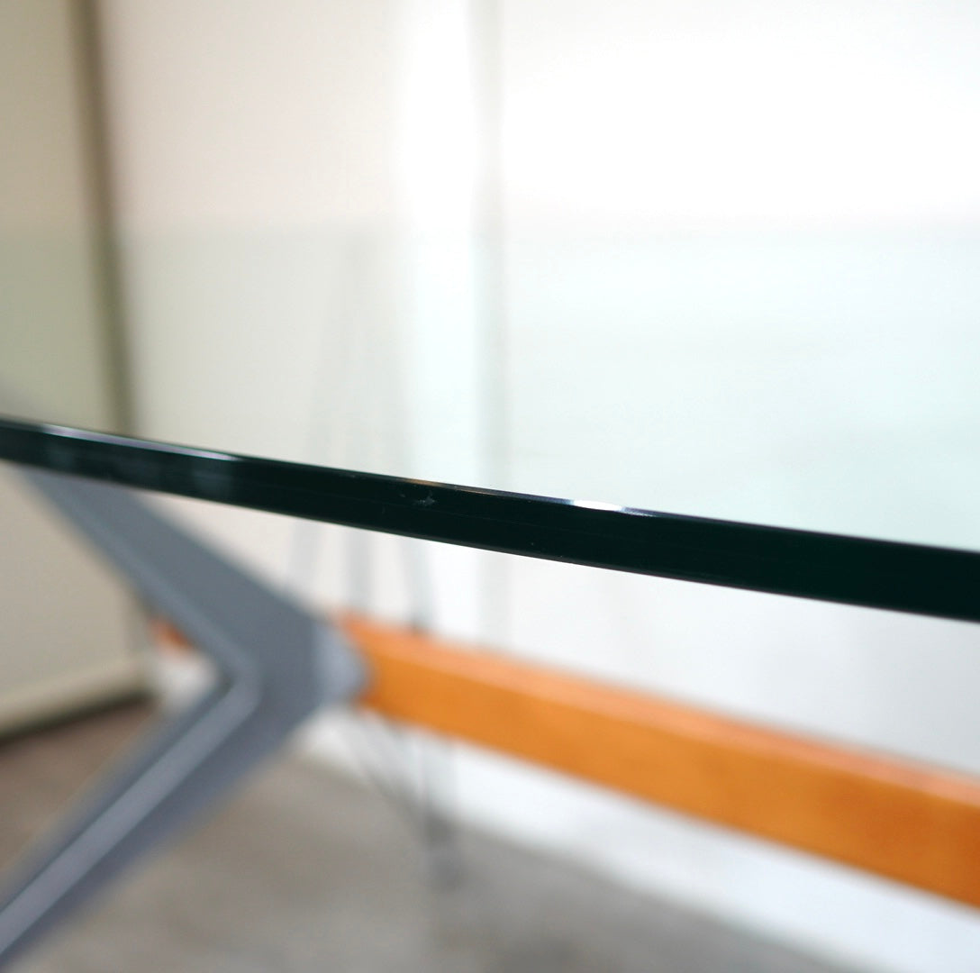 ファセム / Fasem T-38 ガラストップテーブル ダイニングテーブル