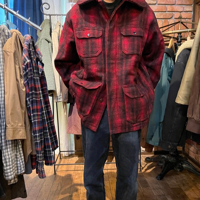 古着】 60-70s ウールリッチ/WOOLRICH ハンティングジャケット 赤