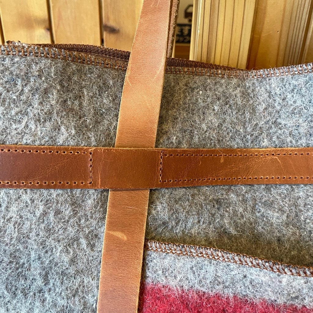 古着】karlen swiss / ウールトートバック スイス軍 ブランケット使用