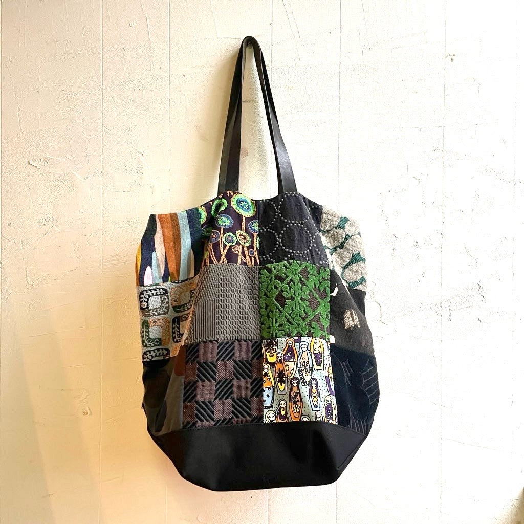 古着】ミナペルホネン / mina perhonen piece, bag / ピースバッグ