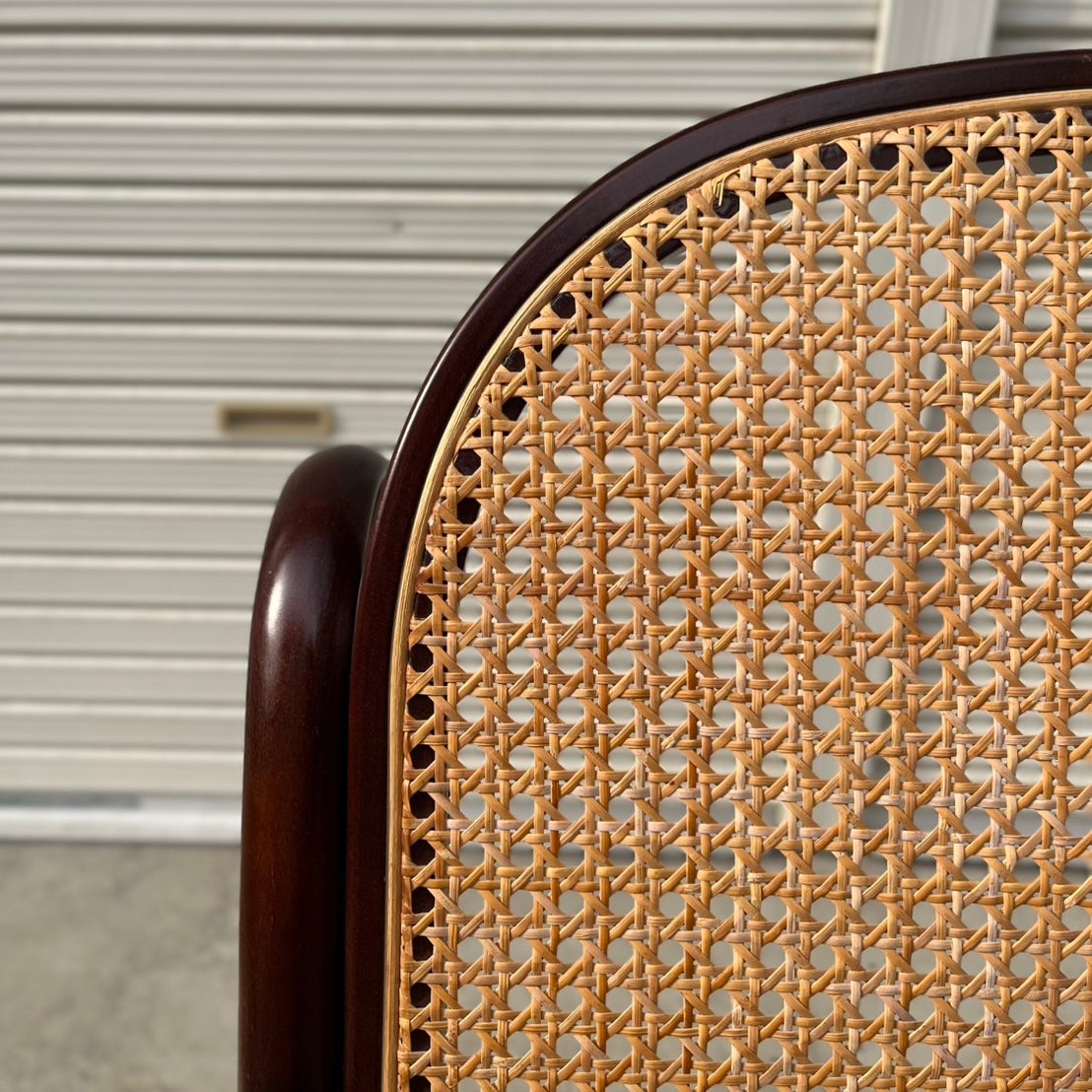 秋田木工 ベントウッド ロッキングチェア 曲木 籐編み 安寧椅子 中古