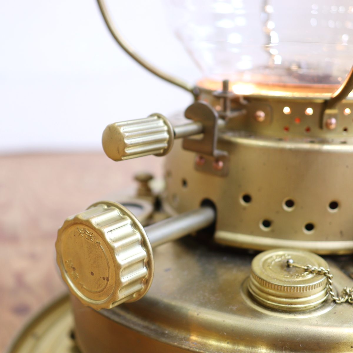 ニッセン / 日本船燈 ストーブ IS-3 ゴールドフレーム レトロ 暖房器具