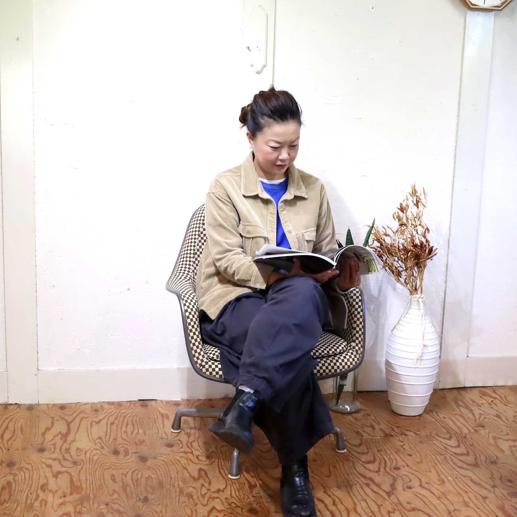 ハーマンミラー/Herman Miller ルーズクッションアームチェア 回転