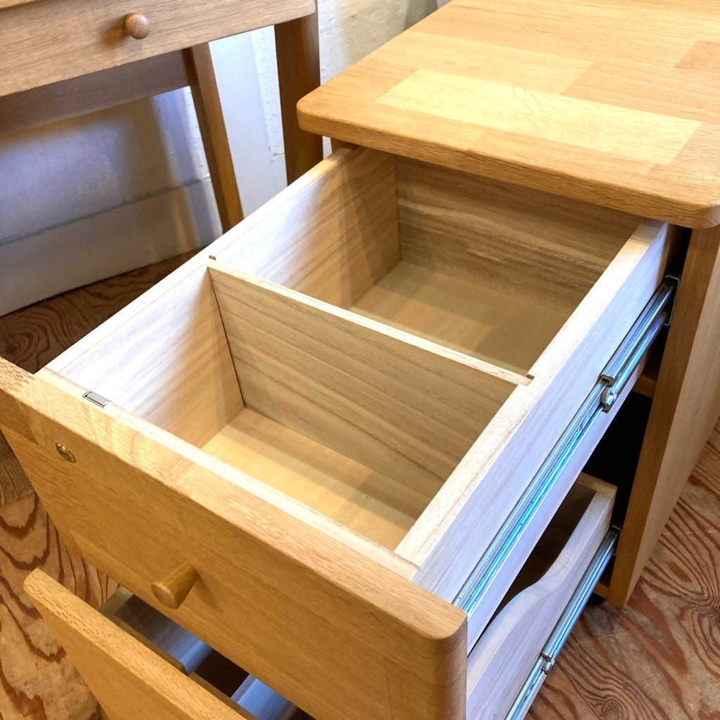 飛騨産業 エコパッチ デスクセット 勉強机 3点set 中古 hida キツツキ