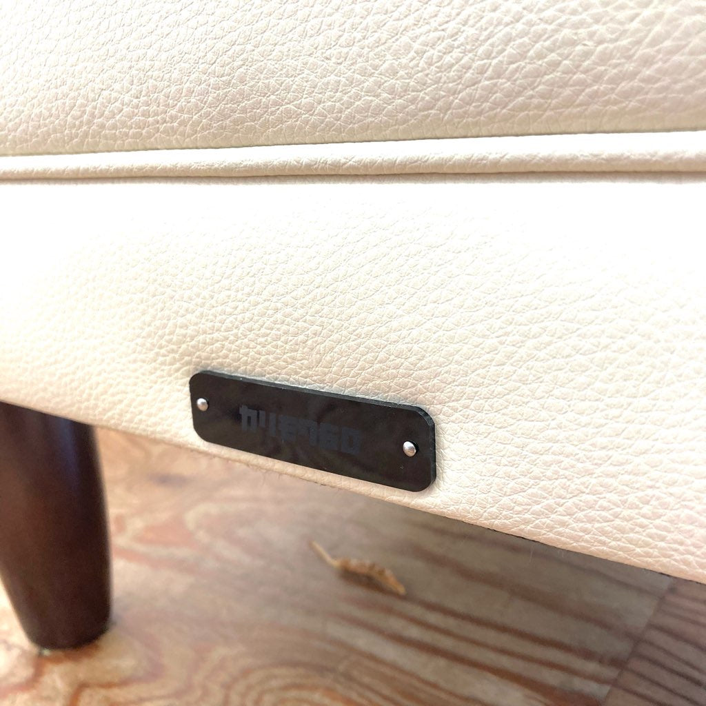 カリモク家具 karimoku オットマン スタンダードアイボリー 中古