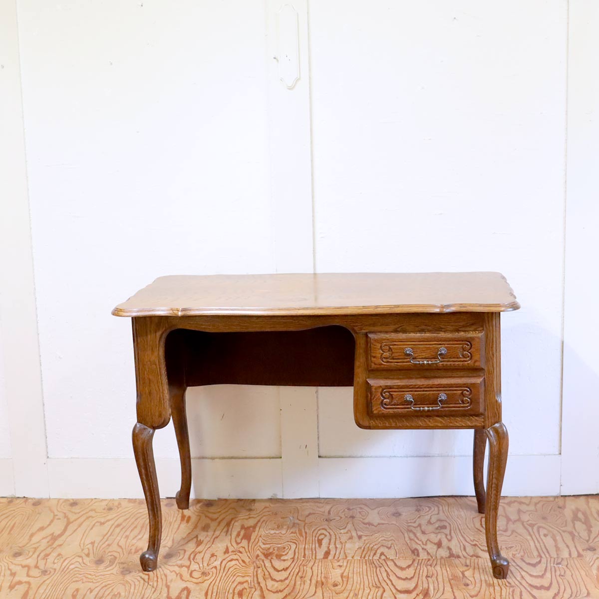 三越ブルージュ / Brugge ルーマニア製 オーク材 デスク アンティーク