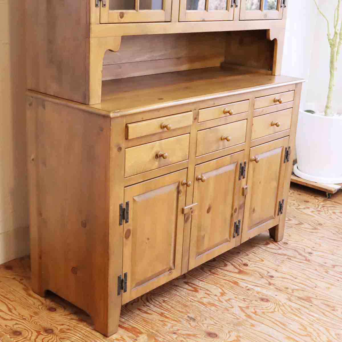 Enfant / アンファン カップボード パイン材 食器棚 希少 中古