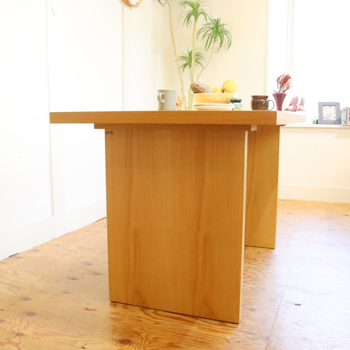 アクタス / ACTUS FBシリーズ ダイニングテーブル 2-LEG 作業台 デスク