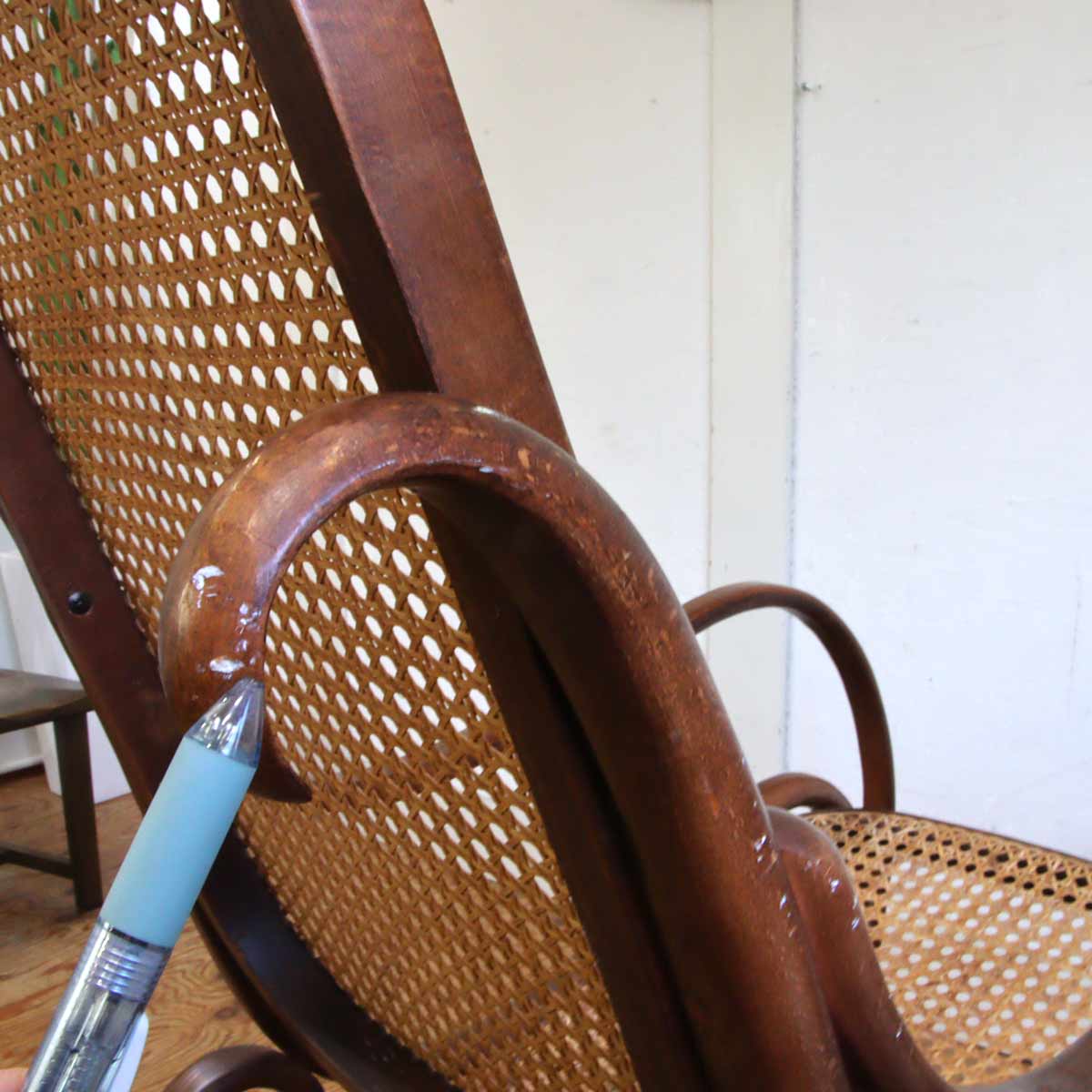 マルニ木工 / maruni ロッキングチェア 揺れ椅子 絶版 曲木 ラタン 籐