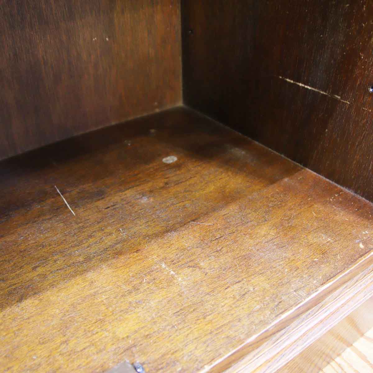 三越 ブルージュ カントリーハウス カップボード 食器棚 3枚扉 中古