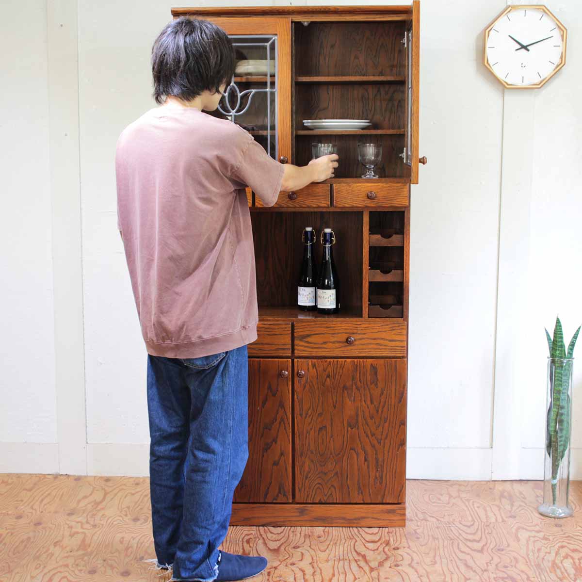 三越ブルージュ / Brugge カントリーハウス クラシックカップボード 中古