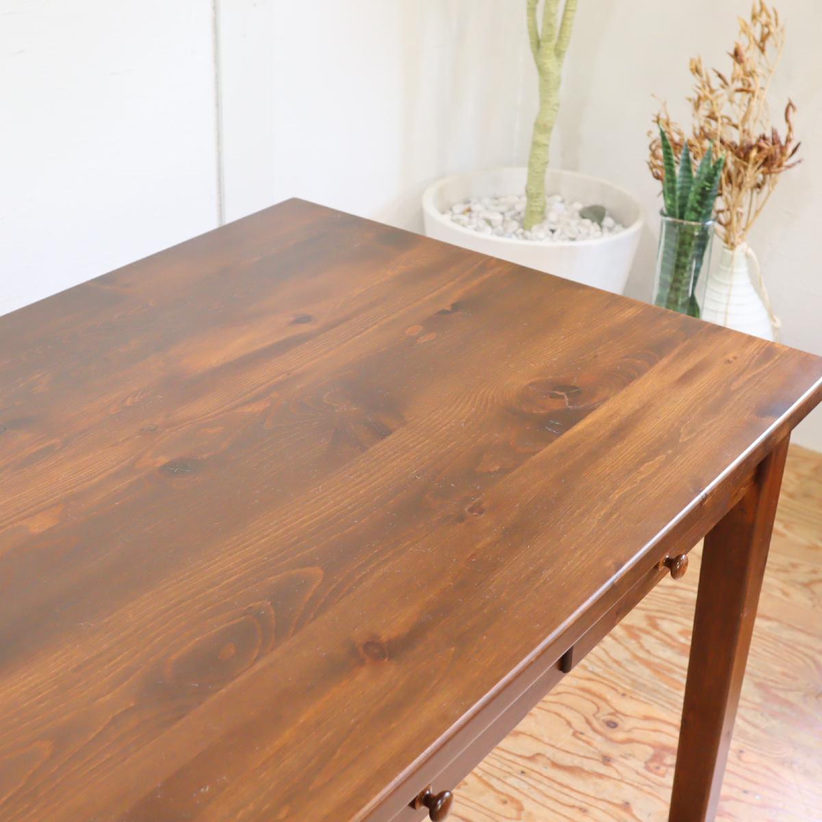 アンファン / enfant ダイニングテーブル 引き出し カントリー パイン