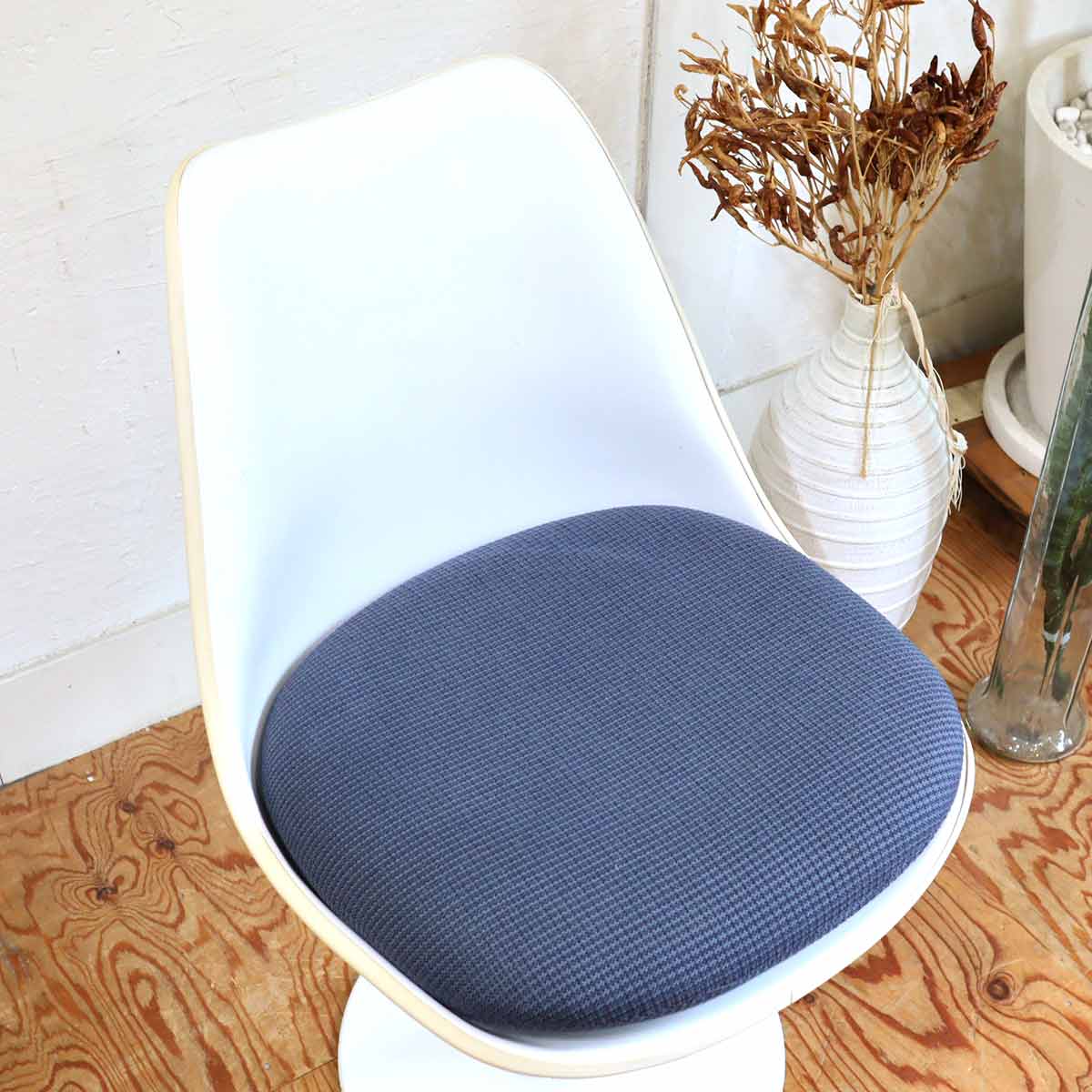 ノール / Knoll チューリップチェア ブルー ダイニングチェア エーロ