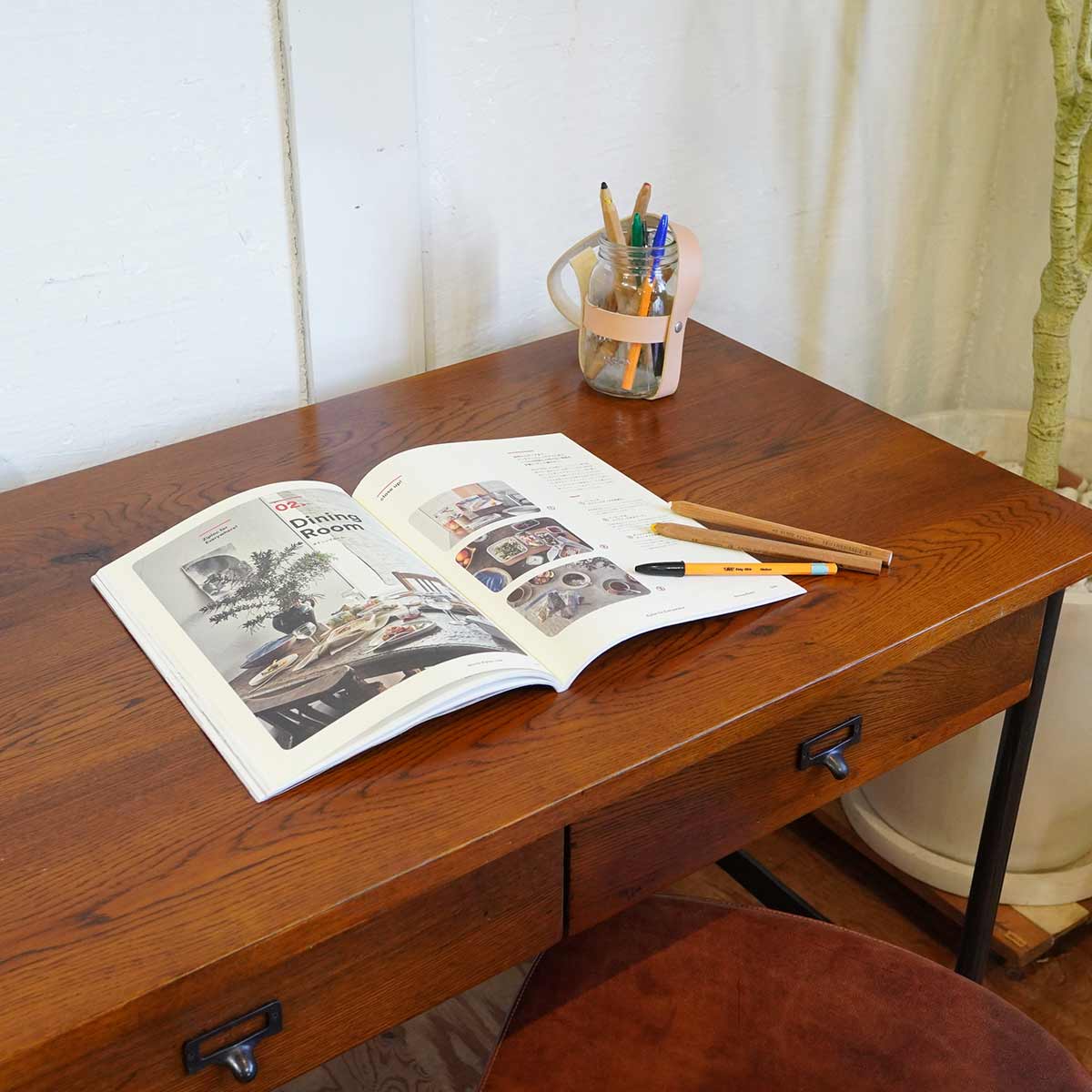 クラッシュゲート / CRASH GATE ラン デスク ビンテージ調 机 在宅