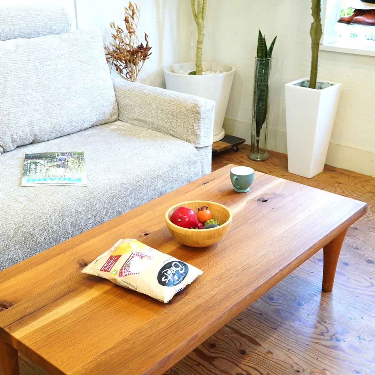 いずみ様売約済み 飛騨産業 木製ローテーブル ダークブラウン キツツキ