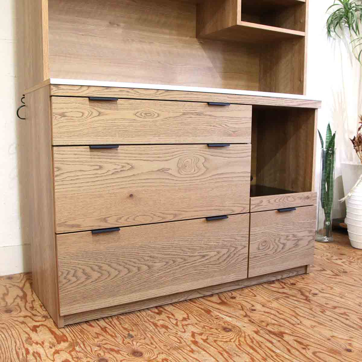 ウニコ / unico アディ キッチンボード 中古 カップボード 食器棚