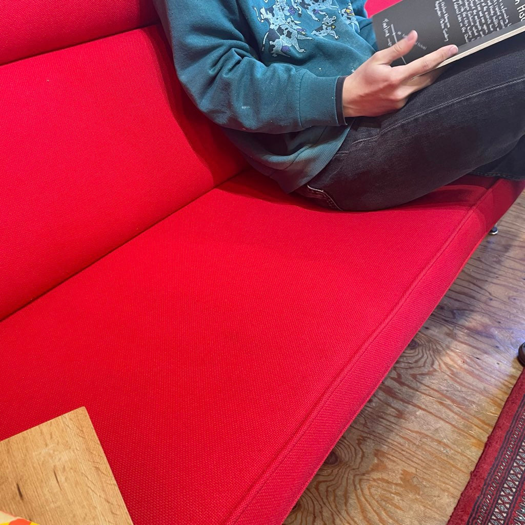 ハーマンミラー / Herman Miller イームズ ソファコンパクト 赤 レッド