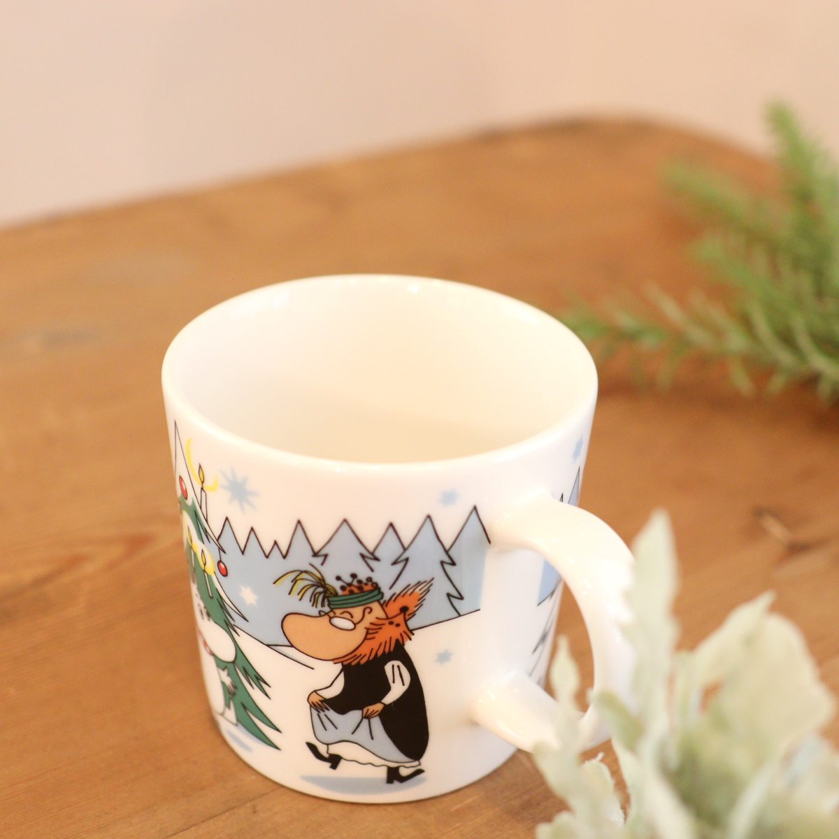 アラビア / ARABIA ムーミン 森のクリスマスツリー マグカップ 旧ロゴ