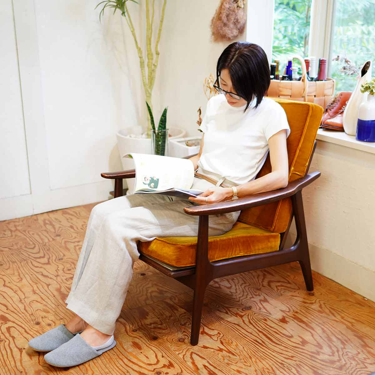 マルニ木工 / maruni オールドマルニ みやじま イージーチェア アーム