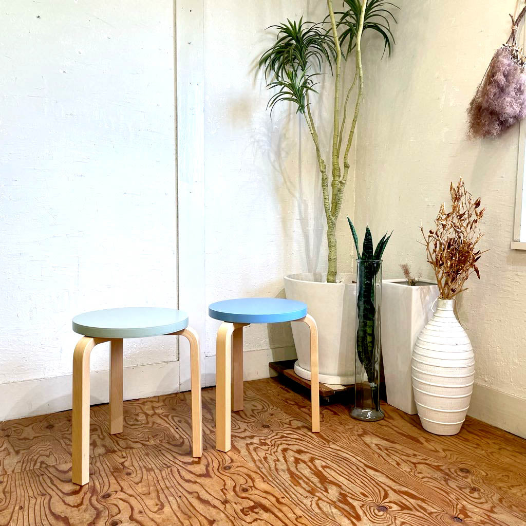 アルテック / Artek スツール60 グリーン ラッカー アルヴァ・アアルト